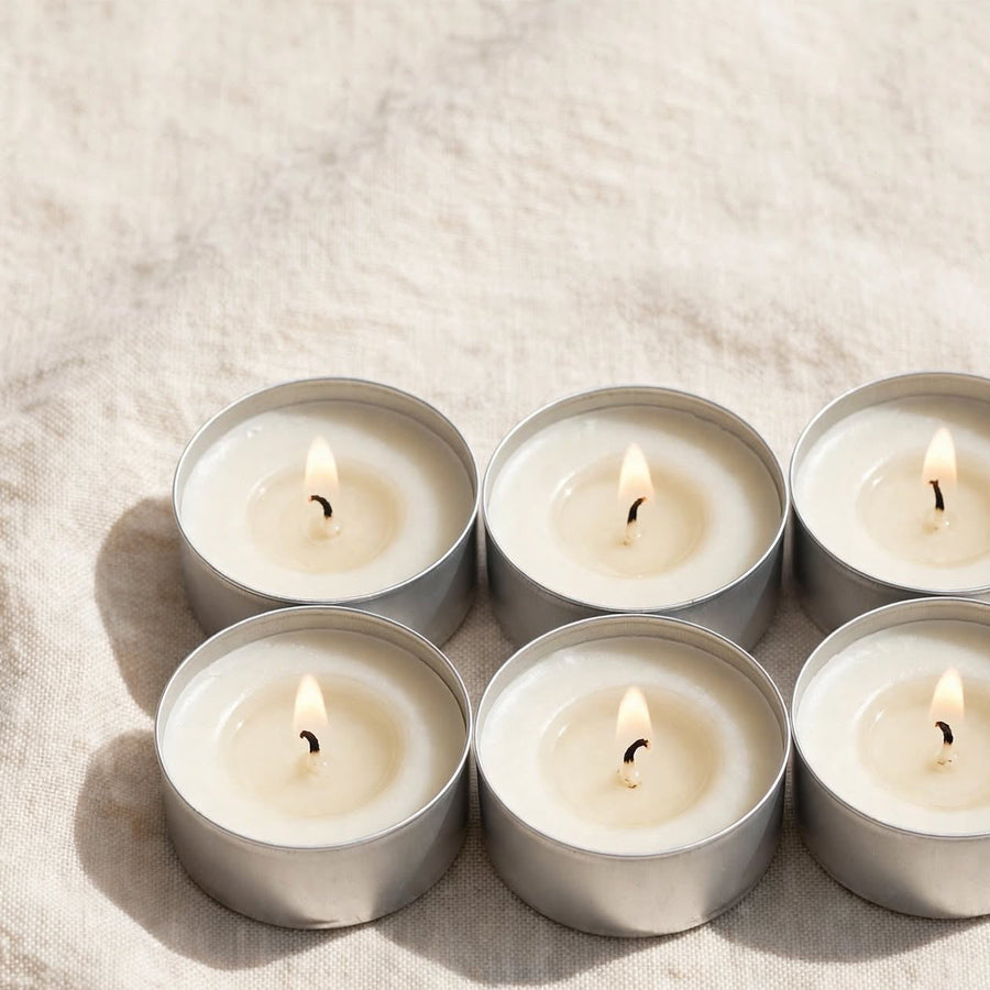 Velas de té 100% soja - Sin aroma